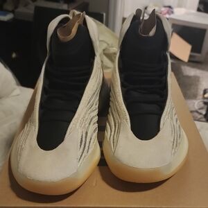 Adidas Yeezy Quantum Basketball Shoes - Black and Cream